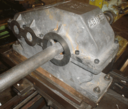 Boring of Pump Jack Helical Gear Box