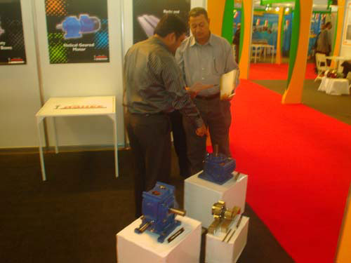 Visitors visiting at CII - Made in India Show, Cairo, Egypyt