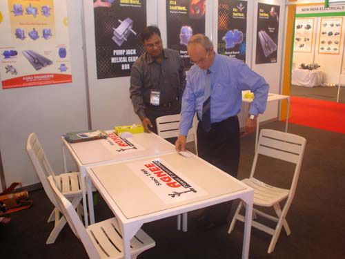 Stall at CII - Made in India Show, Cairo, Egypt
