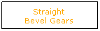 Text Box: Straight Bevel&nbsp;Gears
