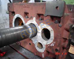 Boring of Helical Gearbox