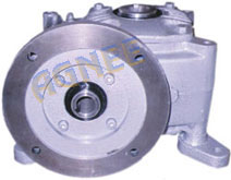 Worm Gearbox with Hollow input shaft with C Flange mounting for standard B5 Electric motors and hollow output shaft