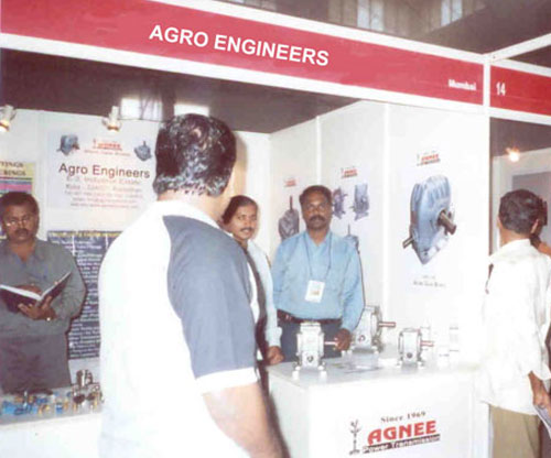 Stall of AGRO ENGINEERS at INTEC 2006-Worm Gearboxes Displayed