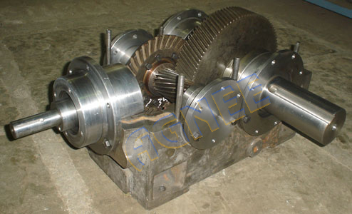 Internal Parts of Bevel Helical Reduction Gearbox, Right Angle Bevel Helical Gearbox
