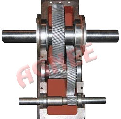 Internal parts of Pump Jack Helical Gearbox